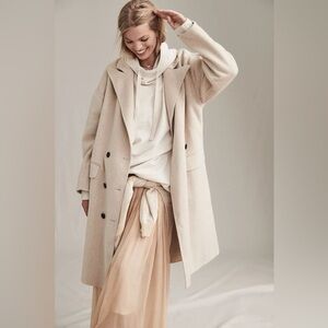 Free People super soft wool Peacoat